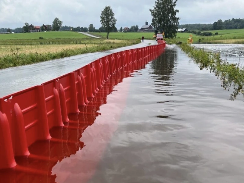 Modular Flood Barrier fan Jianghe Flood Prevention Products wint wrâldwide populariteit foar rappe ynset foar oerstreamingskontrôle