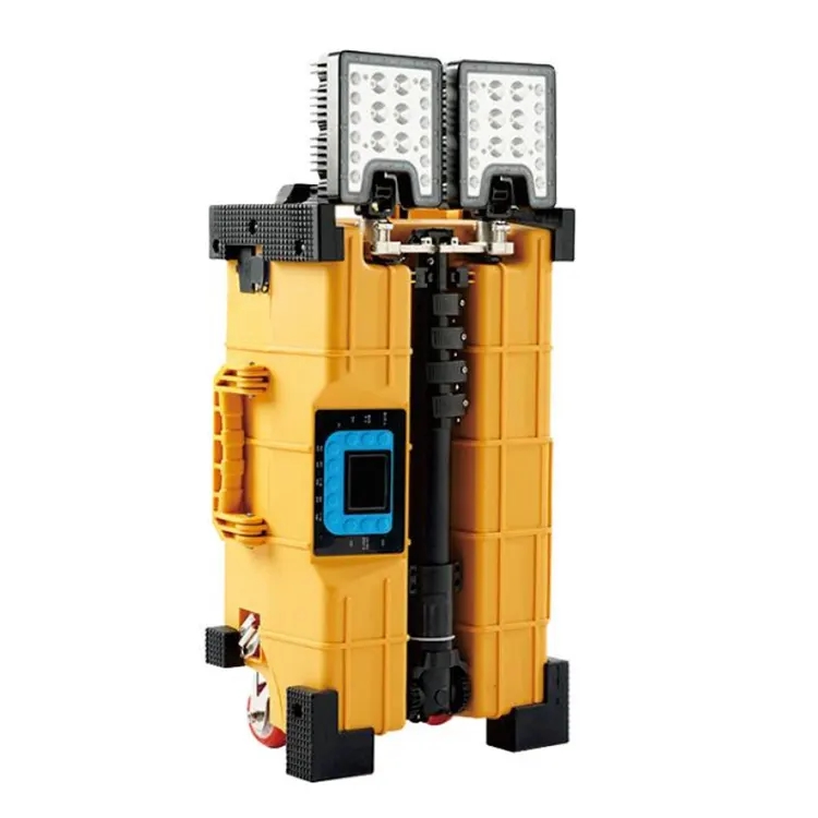 Hokker funksjes kinne in Multifunksjonele Mobile Lighting Platform spylje