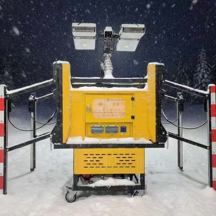 Automatysk laden en lossen Mobile Lighting Tower
